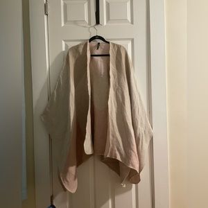Warm neutral color shawl
